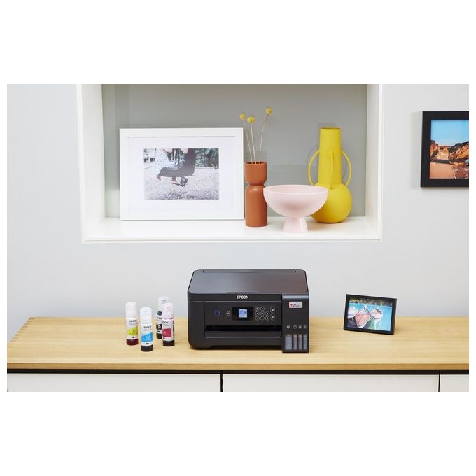 Epson EcoTank ET-2850, Stampante Multifunzione Inkjet A4, Serbatoi Ricaricabili, Wi-Fi