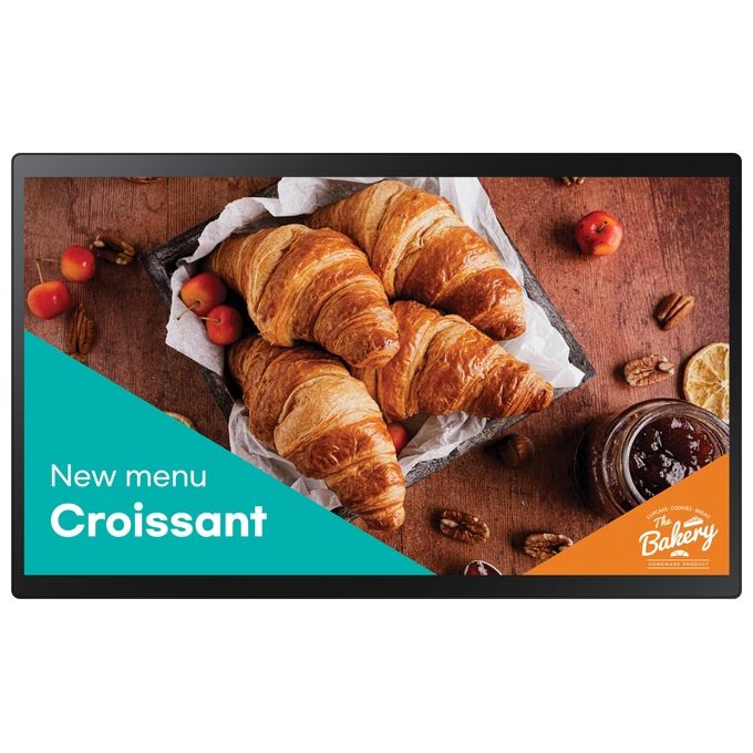 Samsung LH24QBCTBGCXEN Visualizzatore di Messaggi Pannello Piatto per Segnaletica Digitale 23.8'' Led Wi-fi 250 Cd-m² Full Hd Nero Touch Screen Processore Integrato Tizen 16-7