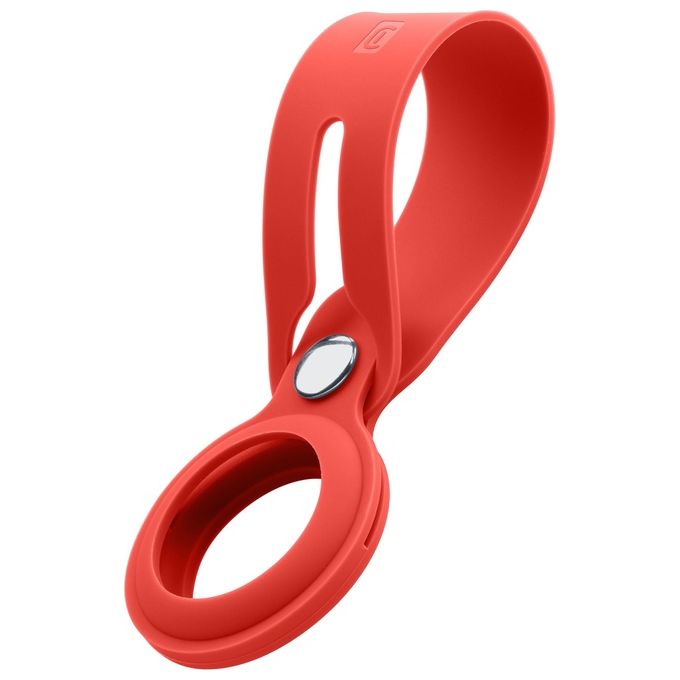 Cellular Line Porta Chiavi AirTag Loop Rosso