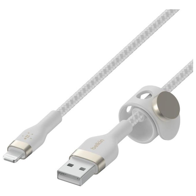 Belkin BoostCharge Flex Cavo Lightning-Usb-A 1mt Bianco