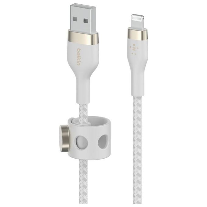 Belkin BoostCharge Flex Cavo Lightning-Usb-A 1mt Bianco