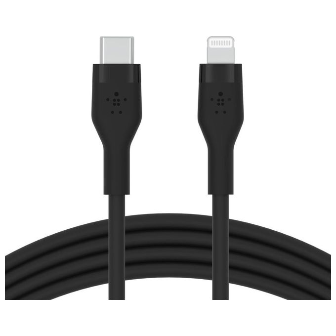 Belkin BoostCharge Flex Cavo Lightning-Usb-C 15W 2mt Nero