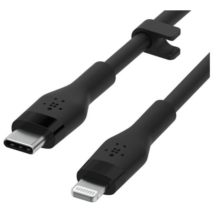 Belkin BoostCharge Flex Cavo Lightning-Usb-C 15W 2mt Nero