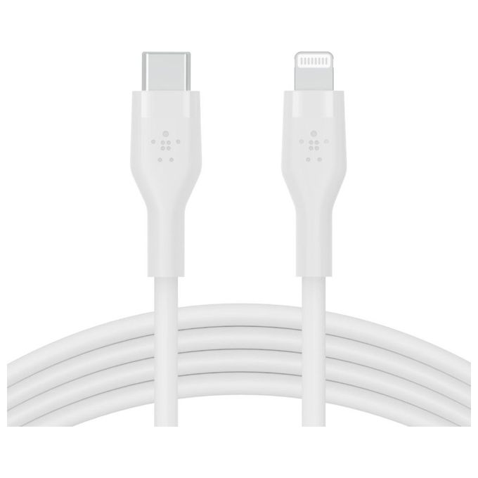 Belkin BoostCharge Flex Cavo Lightning-Usb-C 15W 3mt Bianco