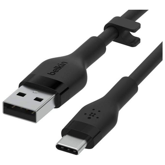 Belkin BoostCharge Flex Cavo Usb-A-Usb-C Fino 15W 3mt Nero