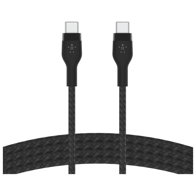 Belkin BoostCharge Cavo Flex Usb-C-Usb-C 60W 3mt Nero
