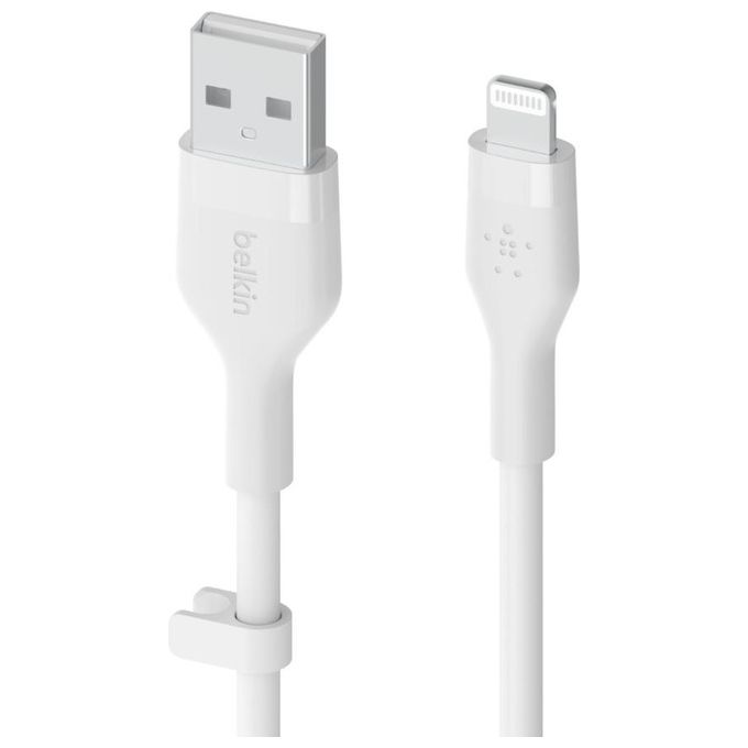 Belkin BoostCharge Flex Cavo Lightning-Usb-A 3mt Bianco