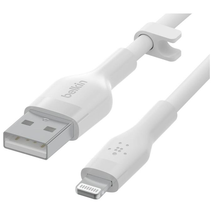 Belkin BoostCharge Flex Cavo Lightning-Usb-A 3mt Bianco