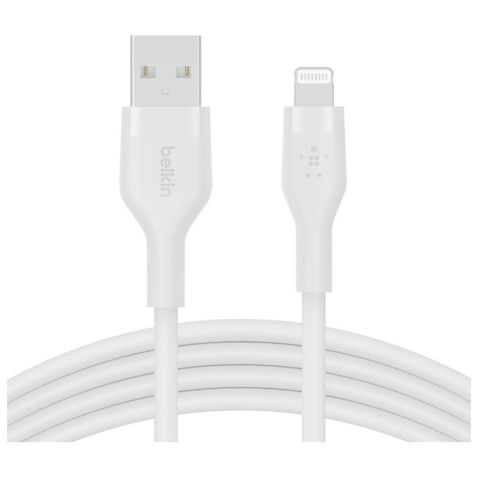 Belkin BoostCharge Flex Cavo Lightning-Usb-A 3mt Bianco