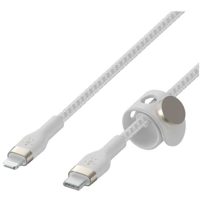 Belkin BoostCharge Flex Cavo Lightning-Usb-C 15W 3mt Bianco