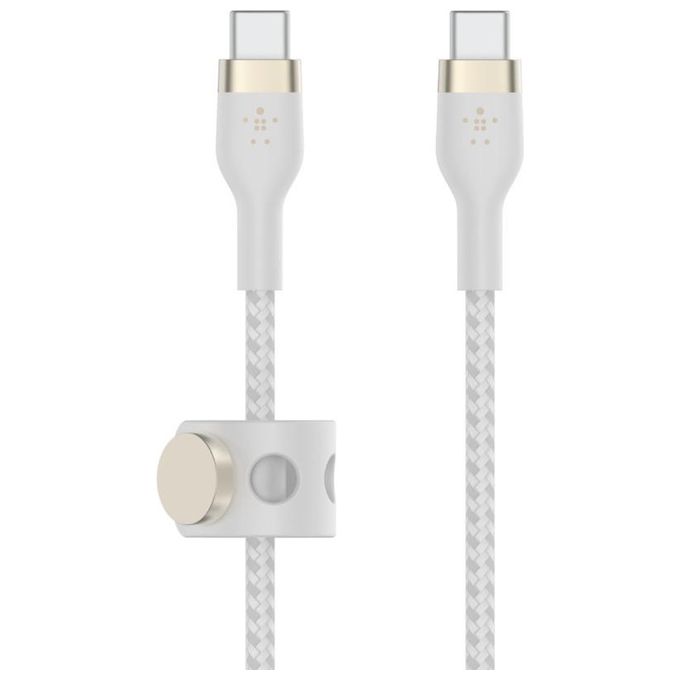 Belkin BoostCharge Cavo Flex Usb-C-Usb-C 60W 1mt Bianco