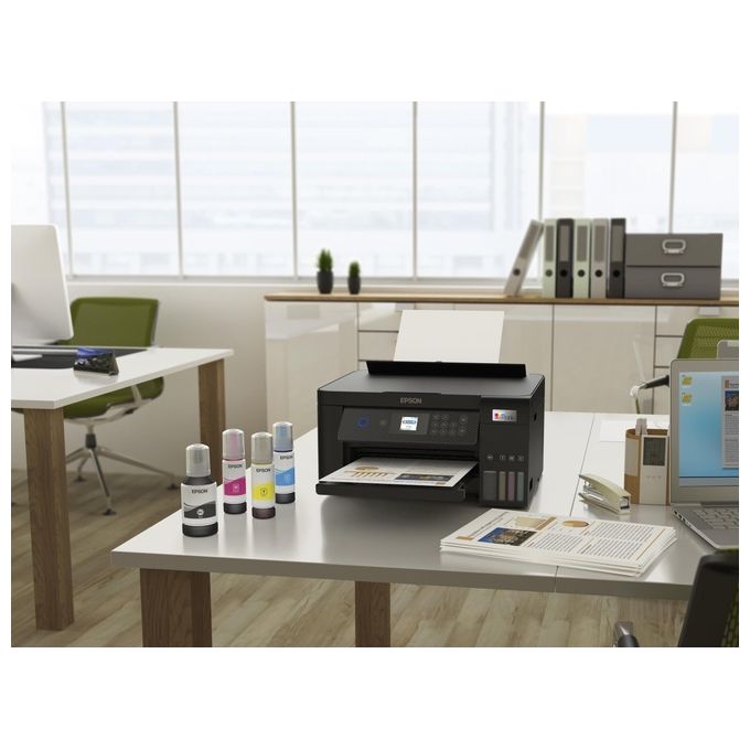 Epson EcoTank ET-2850, Stampante Multifunzione Inkjet A4, Serbatoi Ricaricabili, Wi-Fi