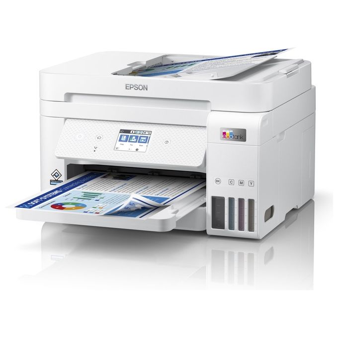 Epson Stampante Inkjet Multifunzione EcoTank ET-4856 Risoluzione 4800 x 1200 DPI A4 Bianca