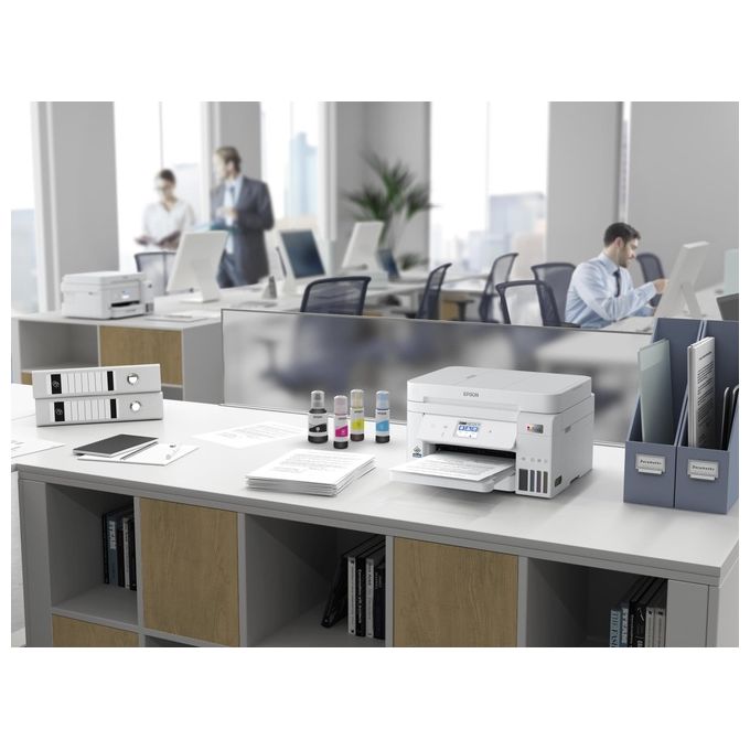 Epson Stampante Inkjet Multifunzione EcoTank ET-4856 Risoluzione 4800 x 1200 DPI A4 Bianca