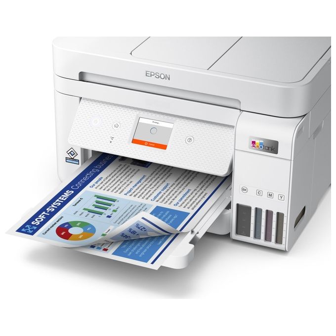 Epson Stampante Inkjet Multifunzione EcoTank ET-4856 Risoluzione 4800 x 1200 DPI A4 Bianca