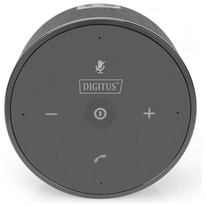 Digitus DA12221 Altoparlante Mobile per Conferenze Compatibile con Bluetooth e Usb