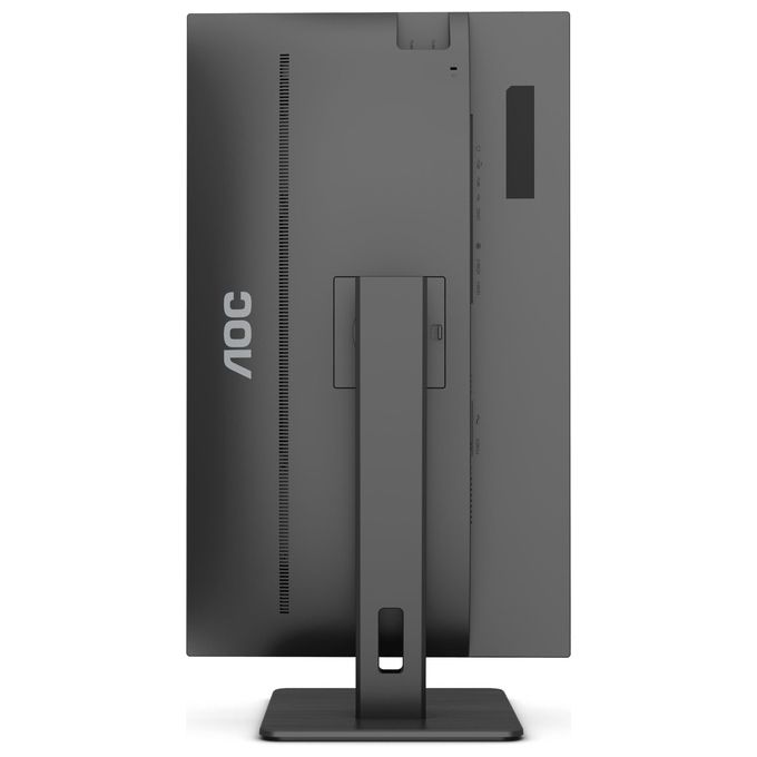 AOC U32P2 - Monitor UHD da 32 pollici, regolabile in altezza (3840 x 2160, 75 Hz, HDMI 2.0, DisplayPort, hub USB), colore: Nero