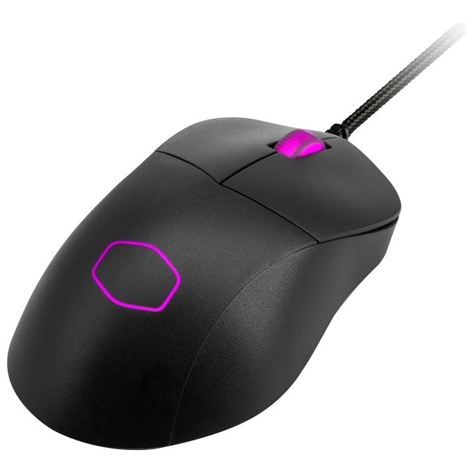 Cooler master mm730 mouse gaming ultraleggero 48g cavo sensore ottico 16k dpi pmw3389 interruttori ottici 70 milioni clic