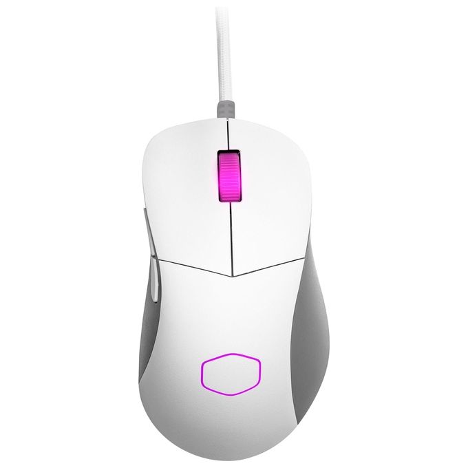 Cooler Master Mouse Gaming MM730 RGB Bianco 16000 DPI Ottico USB Ultralight