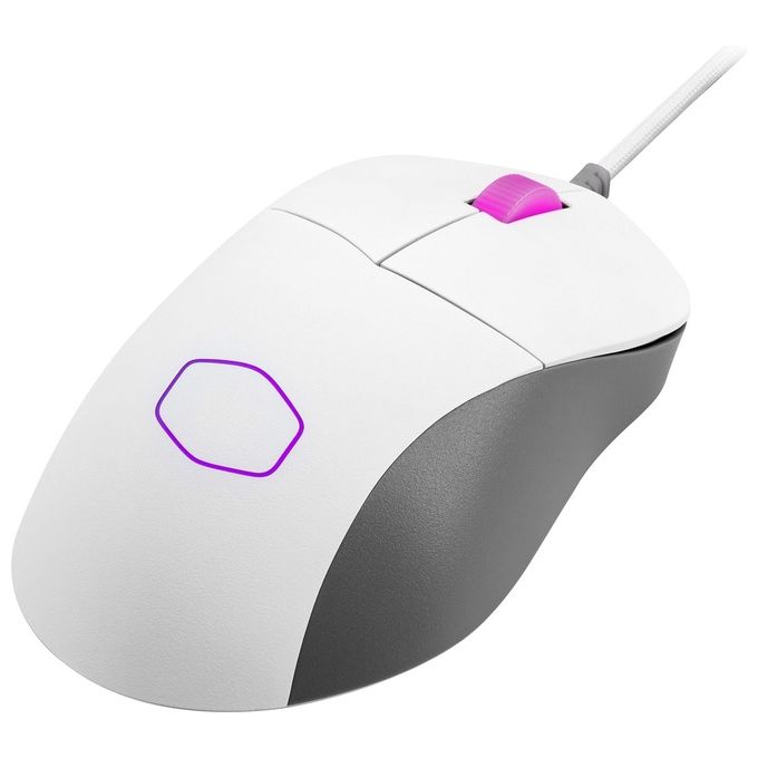 Cooler Master Mouse Gaming MM730 RGB Bianco 16000 DPI Ottico USB Ultralight