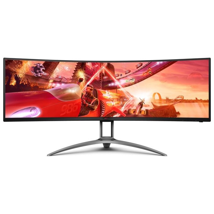 AOC Monitor Curvo Gaming 48.8'' AG493QCX 3840x1080 Pixel Tempo di risposta 4 ms Frequenza di aggiornamento 144 (Hz)