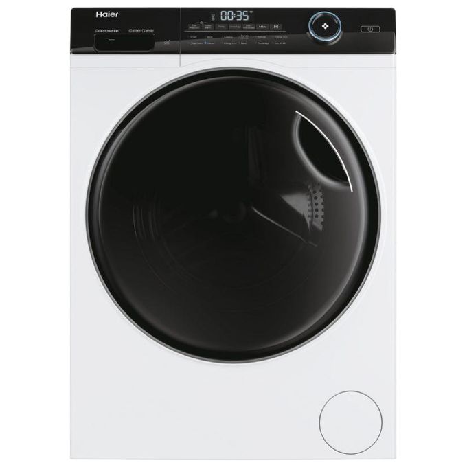 Haier HW100-B14959U1 - Lavatrice Caricamento Frontale 10 kg, 1400 rpm, Classe A, Motore Direct Motion, Vapore, (85x60x58 cm), Bianco