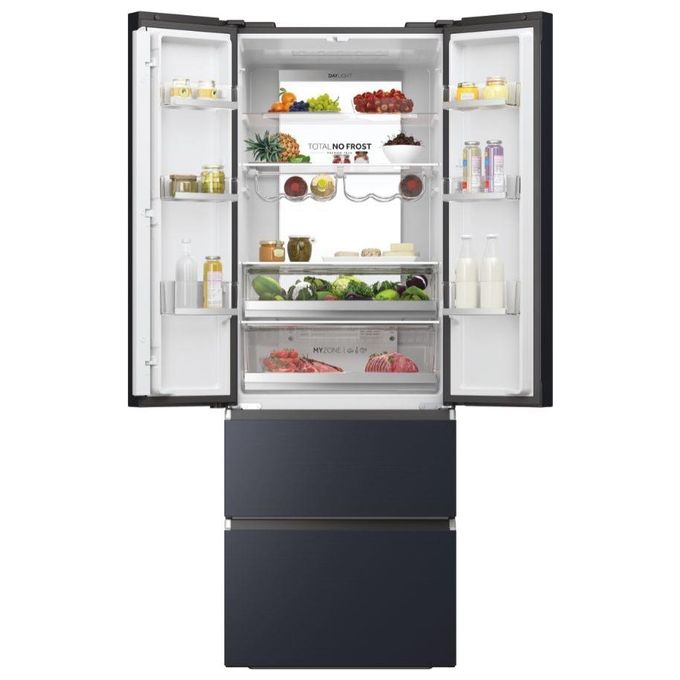 Haier HFW7720ENMB FD 70 Serie 7 - Frigorifero Multidoor 477 L, 200,6 cm, Classe E, 37 dB, No Frost, Wi-Fi, MyZone, Humidity Zone, Nero
