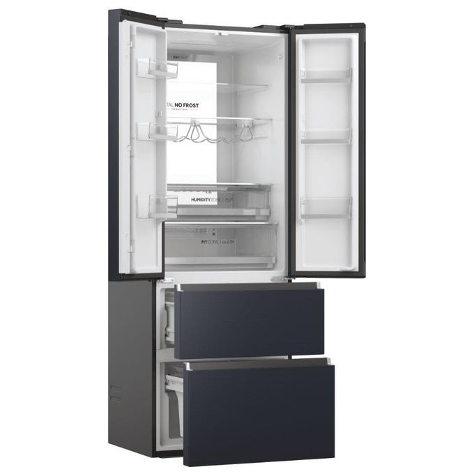 Haier HFW7720ENMB FD 70 Serie 7 - Frigorifero Multidoor 477 L, 200,6 cm, Classe E, 37 dB, No Frost, Wi-Fi, MyZone, Humidity Zone, Nero