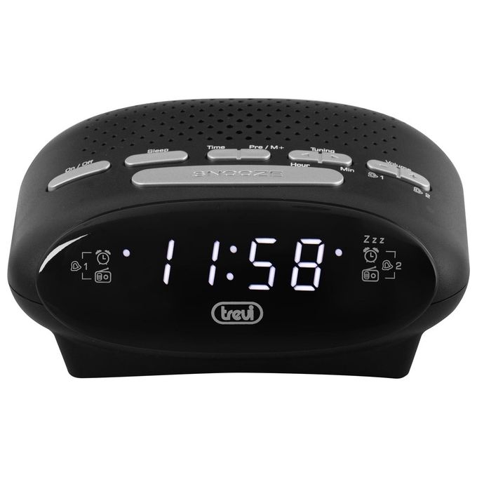 Trevi RC821D BK Radiosveglia Nera