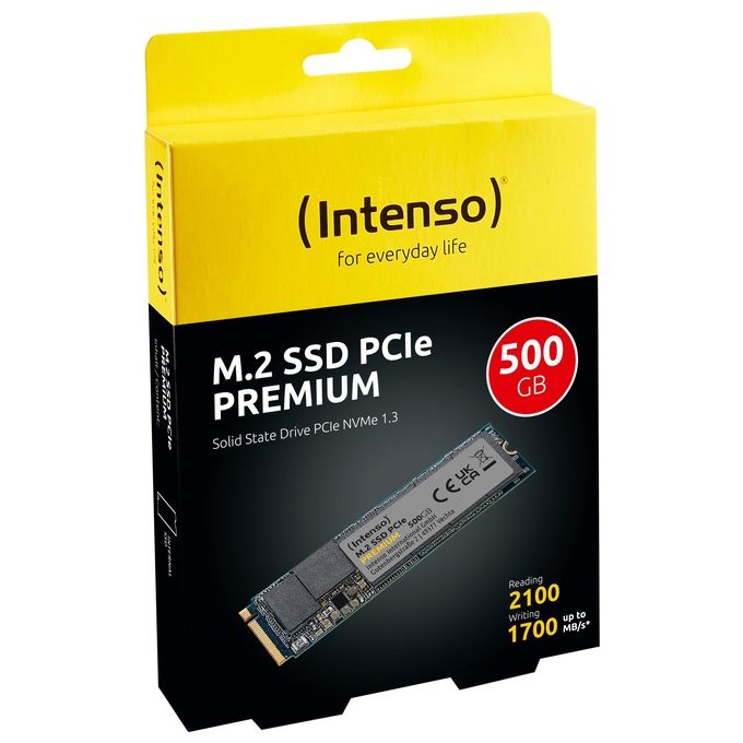 Intenso 3835450 Ssd Interno 500Gb M2 Nvme Pcie 1.3 Gen 3x4 2100-1700mb-s