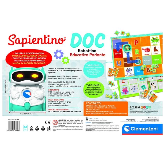 Clementoni Sapientino-Do Robot Coding e Programmazione