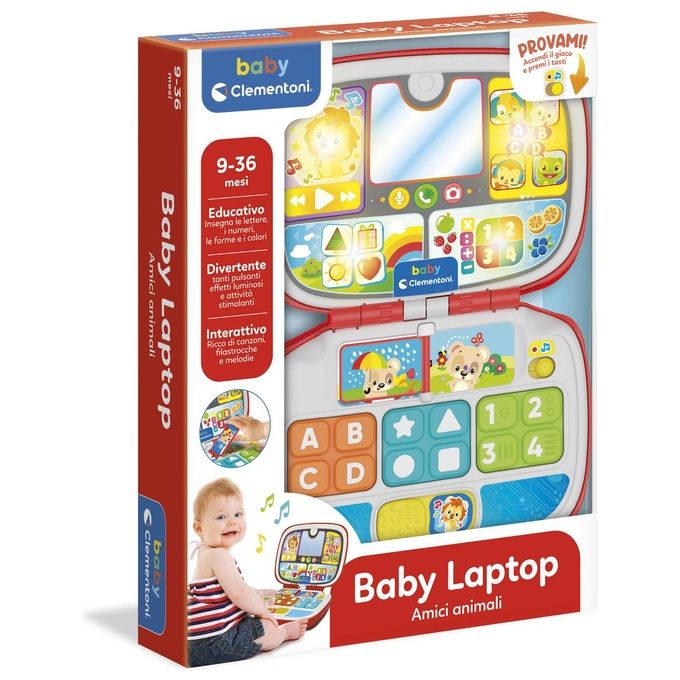 Clementoni Baby Laptop Amici Animali