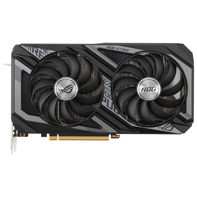 ASUS ROG Strix AMD Radeon RX 6600 XT OC Edition Scheda Grafica AMD RDNA 2 PCIe 4.0 8GB GDDR6 HDMI 2.1 DisplayPort 1.4a Ventole Axial Tech Super Alloy Power II GPU Tweak II Nero