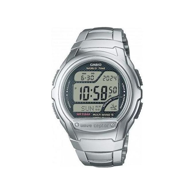 Casio Orologio Digitale Quarzo Uomini con Cinturino in Acciaio Inox