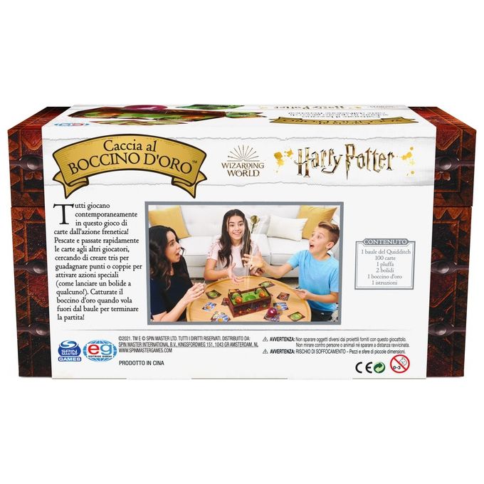 Spin Master 6063729 Wizarding World Harry Potter Caccia al Boccino d'Oro Gioco di Societa' da 3 a 4 Giocatori 8+ Anni