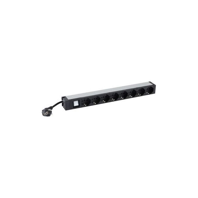 Legrand Multipresa per Rack 8 Presa Bipasso con Interruttore Luminoso