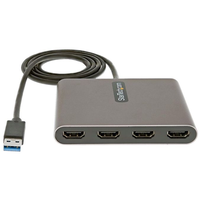 StarTech.com Adattatore Usb-A a Hdmi 1080p 60 Hz a 4 Porte
