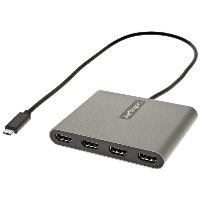 StarTech.com Adattatore USB-C a HDMI 1080p 60 Hz a 4 Porte Convertitore USB Tipo C a HDMI
