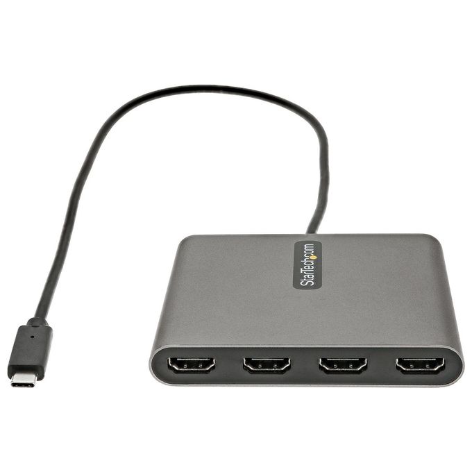 StarTech.com Adattatore USB-C a HDMI 1080p 60 Hz a 4 Porte Convertitore USB Tipo C a HDMI