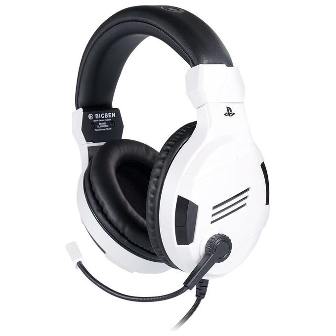 Big Ben Cuffia Gaming con Licenza Ufficiale Ps4 Bianca
