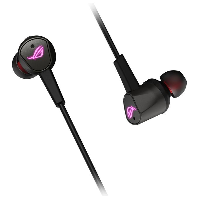 ASUS ROG Cetra II Cuffie da Gioco In-Ear con Microfono a Soppressione Attiva del Rumore Illuminazione Aura Sync RGB e Connettore USB-C