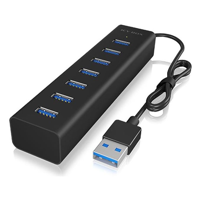 RaidSonic ICY BOX IB-HUB1700-U3 7 Port USB 3.0 Hub