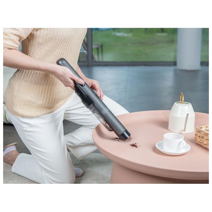 Black+Decker DVC320B21-QW Aspirabriciole senza Fili Portatile 12V Colore Titanium