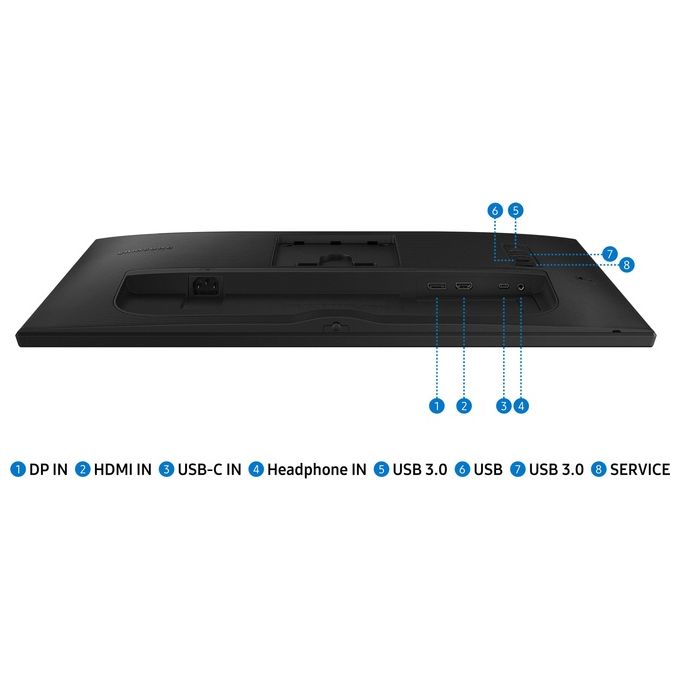 Samsung Monitor Flat 27'' S27A400UJU 1920x1080 Pixel Full Hd Led Tempo di risposta 5 ms