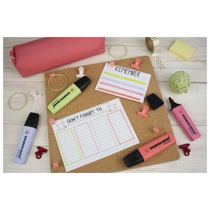 Stabilo Confezione 10 Evidenziatori Boss Pastel Ciliegio