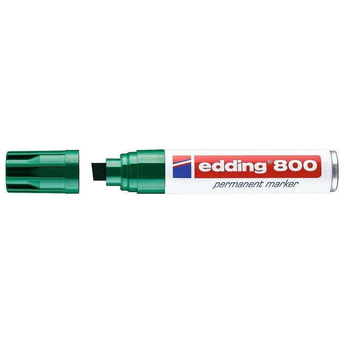 Edding 800 Permanent Marker a Scalpello Verde