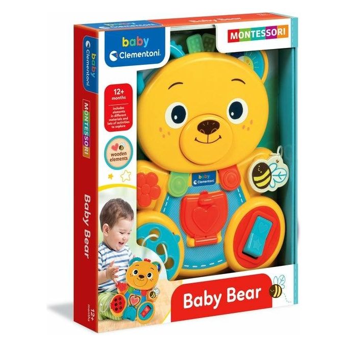 Clementoni Prime Attivita' Baby Montessori Busy Baby Bear Assortito