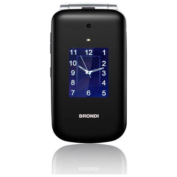 Brondi amico supervoice telefono cellulare per anziani dual sim tasto sos amplificazione nero