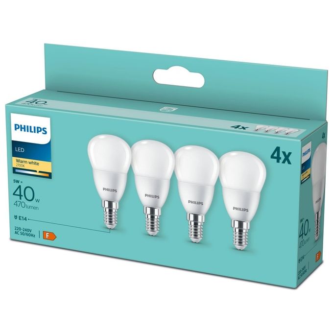 Philips Lampadina Led Sfera 40W E14 2700k