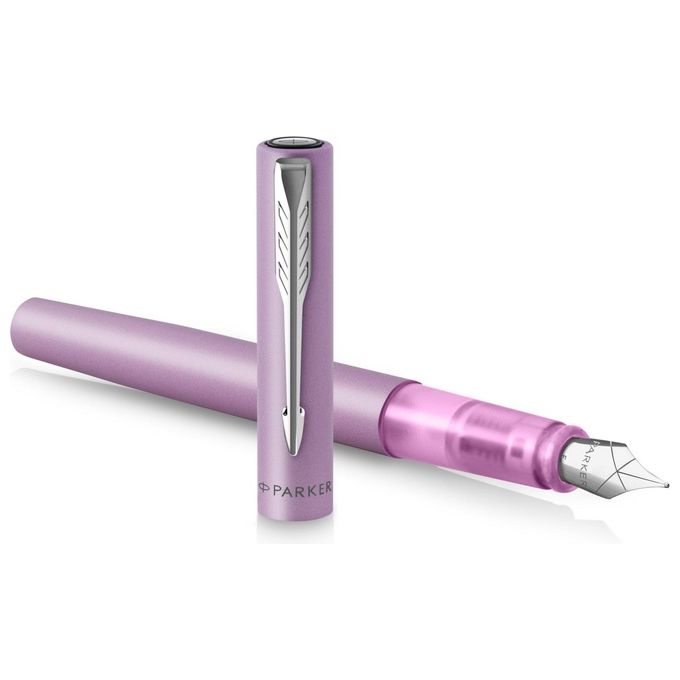 Parker Penna Stilografica Vector XL Pennino Medio Metallic Lilac